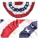 1.5x3 Feet 2021 USA American America U.S. Bunting Fan Flag Banner Grommets US