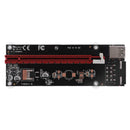 PCI-E Express 1x to 16x Extender Riser Card 4Pin USB3.0 Cable for BTC Miner A