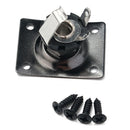 Musically Square Jack Output Plate Socket 6.35mm 1/4'' for Electric Guitar