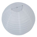 16" White Round Paper Lantern - (10 Pack)