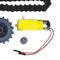 DIY Tank Accessories Set of 40 Section Tank Track Conveyor and Drive Wheels -