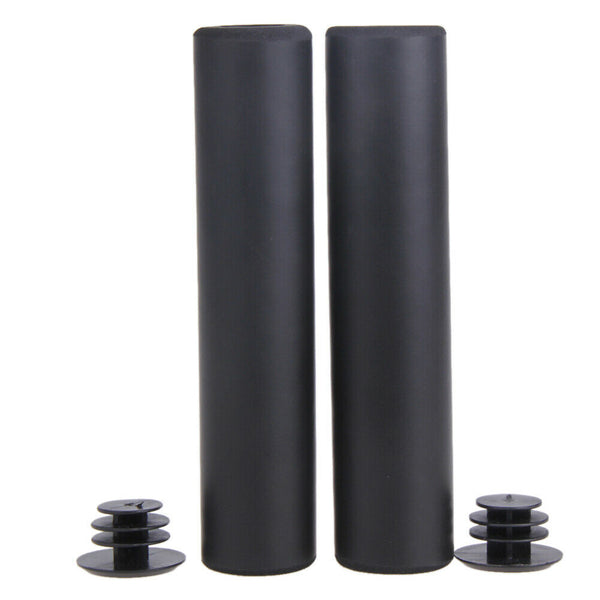 Bike Grips UltraLight Silicone Material Handlebar MTB Bicycle Grip(Black)