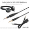 1.5m Audio Cable 2.5mm Male to 3.5mm Male For AKG K450 Q460 K480 K451 Headphone