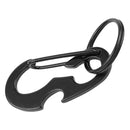 Outdoor Climbing Carabiner Bottle Opener Buckle Keychain Ring EDC Tools