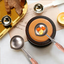Wooden Handle Sealing Wax Bead Tablet Melting Spoon for Scrapbooking (A) A