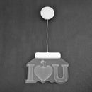 Romantic Love Shape LED Lamp Cozy Hanging Wall Lights Window Home Supplies