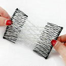 2Pc EZ Comb Ladies Party Hair Styling Magic Double Ho Clip Stretchy Gift O6A9