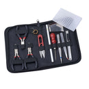12Pcs  Jewelry Making Kit Supplies with Zipper Storage Case Starter Jewelry Tool