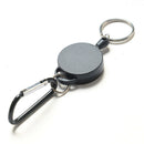 2 Pcs Retractable Badge Holder Reels Key Hook Clip Strap Cord Belt Hanger Chains