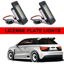 1 Pair LED License Number Plate Light Lamps for A1 A4 A5 A6 A7 Q5 TT RS5