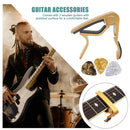 Aluminium Guitar Capo+3 Picks Mediator for Acoustic Electric Guitarra Parts A