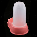 Automatic Water Replenishment Pet Dog Cat Bunny Waterer Feeder Pink