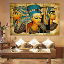 Modern Canvas Wall Art of King of Egypt for your Living Room-3 Panel Size L