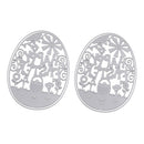 2X Easter Eggs Metal Cutting Dies Embossing Decorations