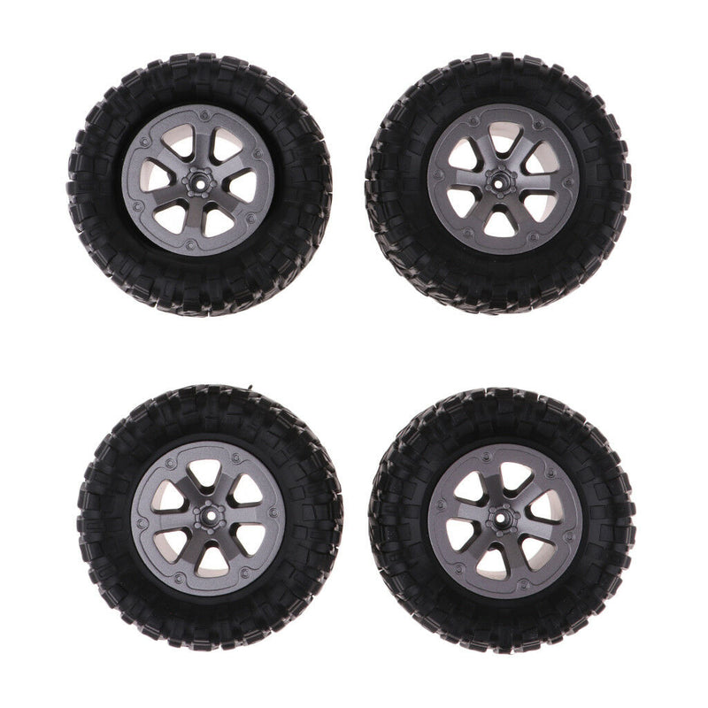 4Pcs 73mm Diameter Tire Tyres for WPL B14 RC Car Truck Part DIY Accessories