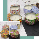 Scented Candles Gift Natural Soy Wax 4.4 Oz Unit Portable Travel Set Tin x G0L4
