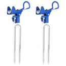 2 Pack Upgraded Rod Holders for Fishing Fish Pole Folding Holder Ground Ban