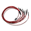 8 LED Upgrade Parts 5mm White Color Red Color LED Light Set for HSP RC Cars S5D2