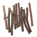 25pcs Natural Wood Sticks Tree Branch For Rustic Wedding DIY Crafts 10cm