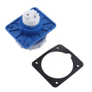 16A 220-250V Shore Power Socket Electrical Plug & Gasket For Boat Car Truck