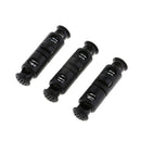 20pcs Black Plastic Double Head Cord Locks End Spring Stop Toggle Stoppers