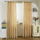 100x200cm Modern Door Window Curtain Blackout Drapes Sheer Blind Punch Beige