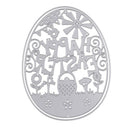 2X Easter Eggs Metal Cutting Dies Embossing Decorations