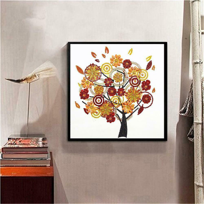 5D DIY Special Shaped Diamond Painting Tree Cross Stitch Mosaic Craft Kits