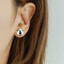 6 pairs Surgical Stainless Steel Round Bead Ball Stud Earrings Set Bead Ear V7U8