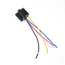 1Pcs 5 Pin Cable Relay Socket Harness Connector DC 12V for Car  Gn