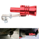 Car Turbo Sound Exhaust Whistle Muffler Simulator Tip Pipe Blow Off Valve Red