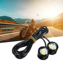 2PCS LED Eagle Eye Lamp Motorcycle Rear View Mirror Light Running Daytime L U5U7