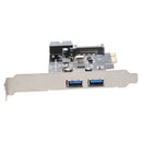 SuperSpeed 2-Port USB 3.0 PCI-E PCI Express 19-pin USB3.0 4-pin IDE Connect