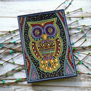 DIY Owl Special Shaped Diamond Painting 50 Pages A5 Sketchbook Drawing Book