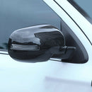 Carbon Fiber ABS Car Side Door Rearview Mirror Cover Trim Moldings for Mits