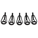 80pcs/set Fishing Rod High-carbon Steel Guide Tip Top Rings Pole Repair Kit