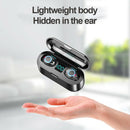 F9 Waterproof LED TWS Wireless Headset Bluetooth 5.0 Sports Headphones