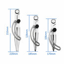 13BC Carbon Steel Spacing Gauge Compasses Spacing Compass Portable Scriber YUL