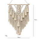 Macrame Wall Hanging Tapestry Wall Decor Boho Chic Bohemian Woven Home DecoB Ew