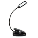 Portable Travel Flexible Neck 5LED USB Clamp Clip-On Reading Book Light Lamp