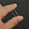 Hot 500pcs Hair Tie Band Ponytail Holder Elastic Rubber Clear White Women Girls