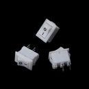 10X10x15mm 2 Pin SPST ON/OFF Soldering Terminal Boat Rocker Switch 3A AC 250V