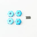 1Set/4Pcs Metal Hexagon Set For Wltoys 12428 12423 1/12 Speed Rc Car Feiyue X5L5