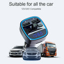 Fast Charging Dual USB Charger T25 MP3 Player Car Bluetooth 5.0 FM Transmitter