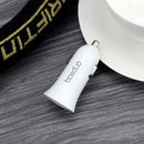 5V 1A Universal Smart IC USB Car Charger with LED Indicator Ring for Phone