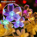 7 Meters 50 Led Solar Power Fairy String Lights Blossom Flower Lamp WaterproJ8P9