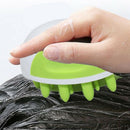Blue Shampoo Massage Brush Washing Hair Comb Portable Cleaning Comb Head Sc
