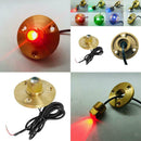 Red Led Boat Plug Light Garboard Brass Drain 50 mm Marine Underwater Fish