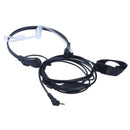 Flexible Throat Mic Microphone Covert Acoustic Tube Earpiece Headset With F X3F6