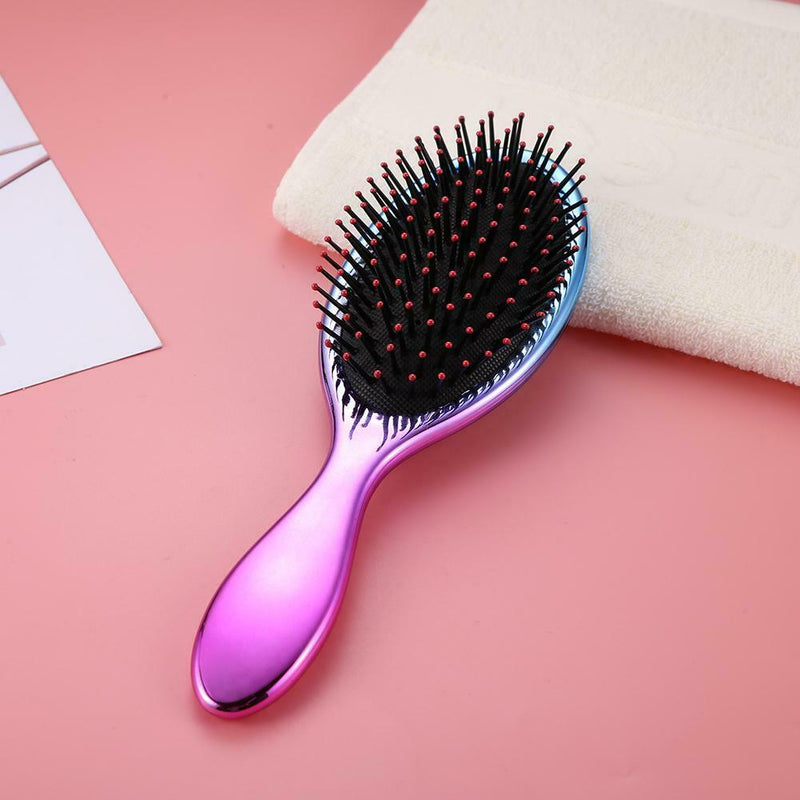 Anti-Static Scalp Massage Hair Comb Air Cushion Hair Styling Brush (Blue)